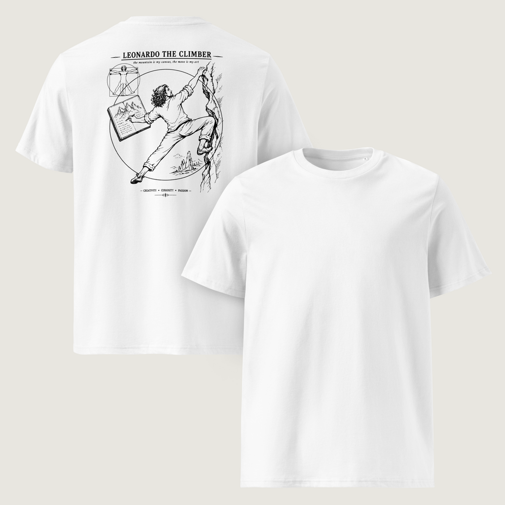 Leonardo The Climber | Climbing Graphic T-Shirt