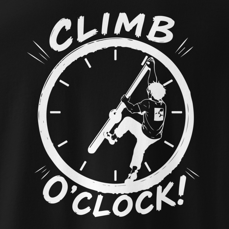 Climb O'Clock | Climbing Graphic T-Shirt